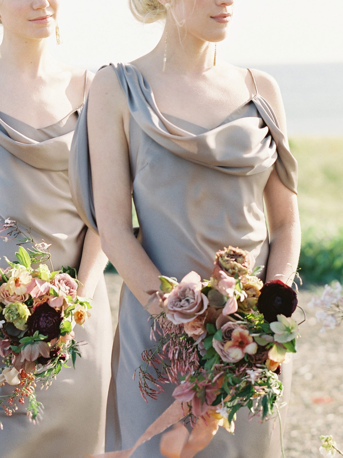 25 taupe bridesmaid dresses | Laura Gordon Fine Art Wedding Photographer
